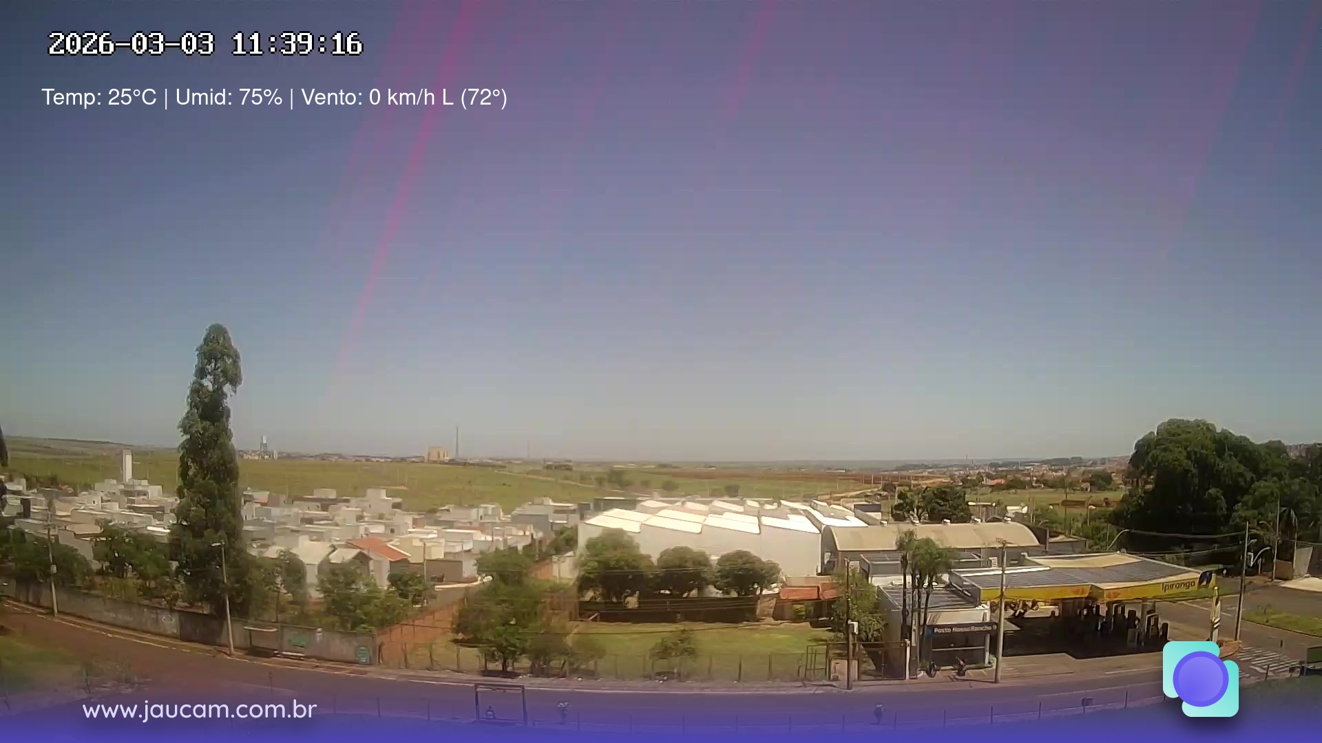 Clique para assistir ao vivo Câmera ao vivo Jaú/SP - centro