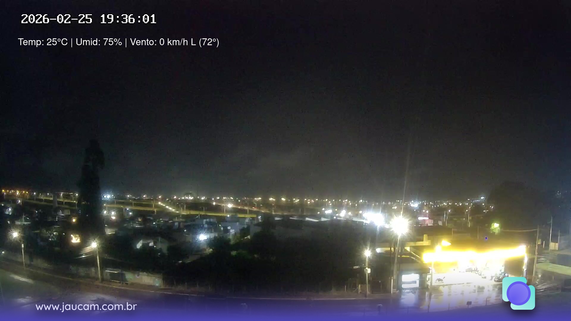 Clique para assistir ao vivo Câmera ao vivo Jaú/SP - centro